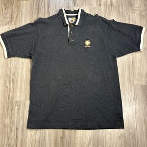 Cutter And Buck Grey Embroidered Logo PGA Golf Polo Size XL